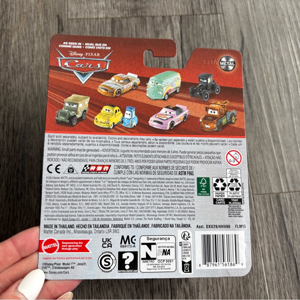 3” Disney Pixar Metal Sheriff Car - Picture 3 of 4